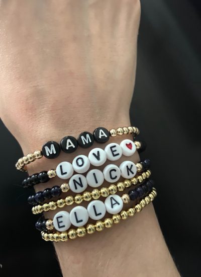 letter bead bracelets diy